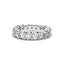 18K Gold Low Dome Basket Diamond Eternity Ring