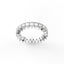18K Gold Pear Cut Diamond Eternity Ring
