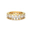 18K Gold Pear Cut Diamond Eternity Ring