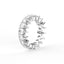 18K Gold Pear Cut Diamond Eternity Ring