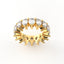18K Gold Pear Cut Diamond Eternity Ring