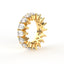 18K Gold Pear Cut Diamond Eternity Ring