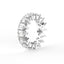 18K Gold Pear Cut Diamond Eternity Ring