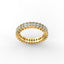 18K Gold Radiant Cut Diamond Eternity Ring