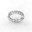 18K Gold Radiant Cut Diamond Eternity Ring