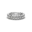 18K Gold Radiant Cut Diamond Eternity Ring
