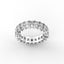18K Gold Radiant Cut Diamond Eternity Ring