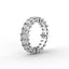 18K Gold Radiant Cut Diamond Eternity Ring