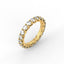 18K Gold Trellis Diamond Eternity Ring
