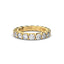 18K Gold Trellis Diamond Eternity Ring
