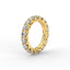 18K Gold Trellis Diamond Eternity Ring
