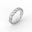 18K Gold Trellis Diamond Eternity Ring