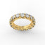 18K Gold Trellis Diamond Eternity Ring