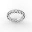 18K Gold Trellis Diamond Eternity Ring