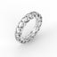 18K Gold Trellis Diamond Eternity Ring