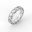 18K Gold Trellis Diamond Eternity Ring