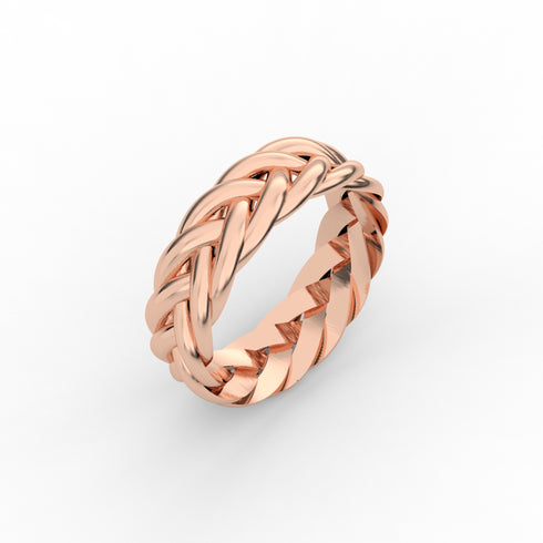 Anillo Trenza Triple