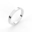18K Gold Flat Wedding Band