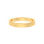 18K Gold Flat Wedding Band