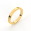 18K Gold Flat Wedding Band