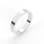 18K Gold Flat Wedding Band