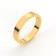 18K Gold Flat Wedding Band