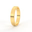 18K Gold Flat Wedding Band