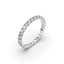 18K Gold French Pavé Diamond Eternity Ring