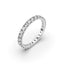 18K Gold French Pavé Diamond Eternity Ring