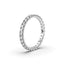 18K Gold French Pavé Diamond Eternity Ring