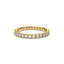 18K Gold French Pavé Diamond Eternity Ring