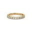18K Gold French Pavé Diamond Eternity Ring