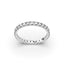 18K Gold French Pavé Diamond Eternity Ring