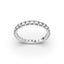 18K Gold French Pavé Diamond Eternity Ring