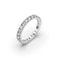 18K Gold French Pavé Diamond Eternity Ring