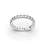 18K Gold French Pavé Diamond Eternity Ring