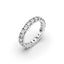 18K Gold French Pavé Diamond Eternity Ring
