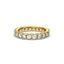 18K Gold French Pavé Diamond Eternity Ring