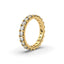 18K Gold French Pavé Diamond Eternity Ring