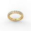 18K Gold Asscher Cut Diamond Eternity Ring