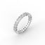 18K Gold Asscher Cut Diamond Eternity Ring
