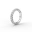 18K Gold Asscher Cut Diamond Eternity Ring