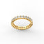 18K Gold Asscher Cut Diamond Eternity Ring
