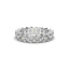 18K Gold Asscher Cut Diamond Eternity Ring
