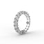 18K Gold Asscher Cut Diamond Eternity Ring