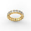 18K Gold Asscher Cut Diamond Eternity Ring