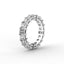 18K Gold Asscher Cut Diamond Eternity Ring