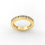 18K Gold Channel Set Princess-Cut Diamond Eternity Ring