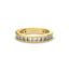 18K Gold Channel Set Princess-Cut Diamond Eternity Ring