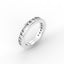 18K Gold Channel Set Princess-Cut Diamond Eternity Ring